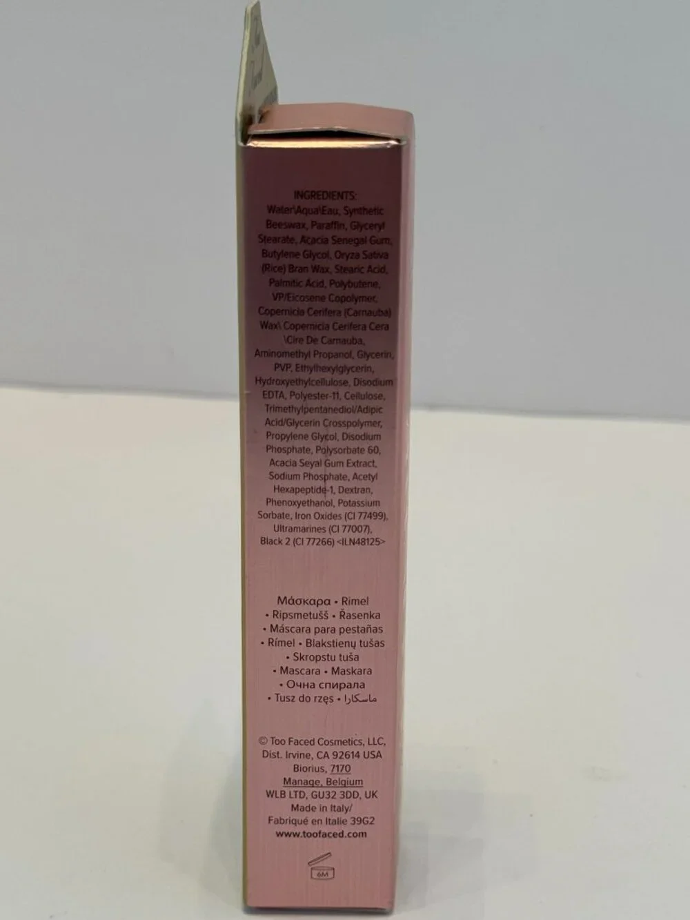 Too Faced Better Than Sex Mascara - Full Size Black Voluptuous Volume Lash NIB